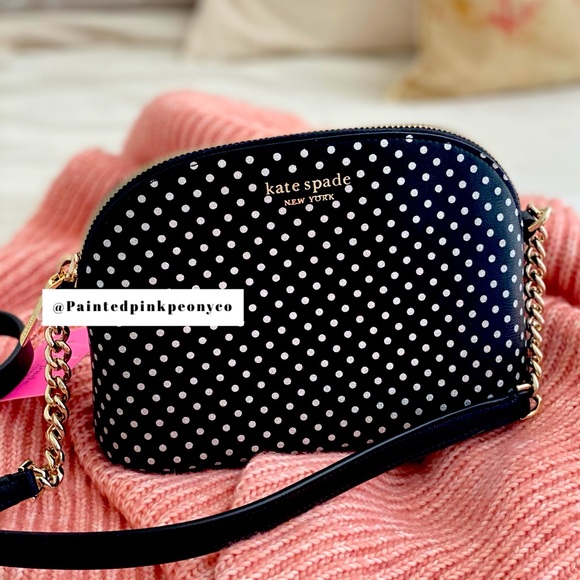 KATE SPADE | Black Polka Dot Purse Crossbody - Picture 2 of 7